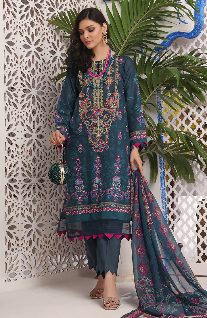 Lris | Embroidered Printed Lawn 3PC Pret