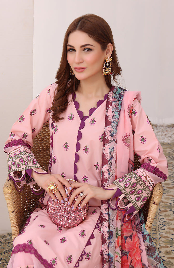 Bloom | Lawn 3PC Embroidered Luxury Pret