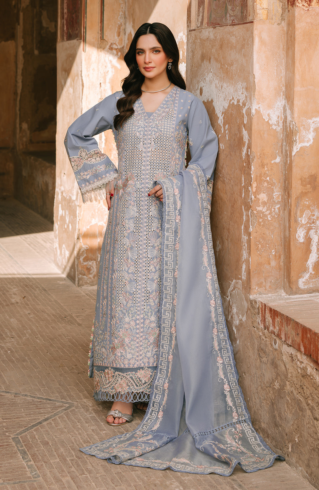 Aysel | 3Pc Lawn Embroidered Suit