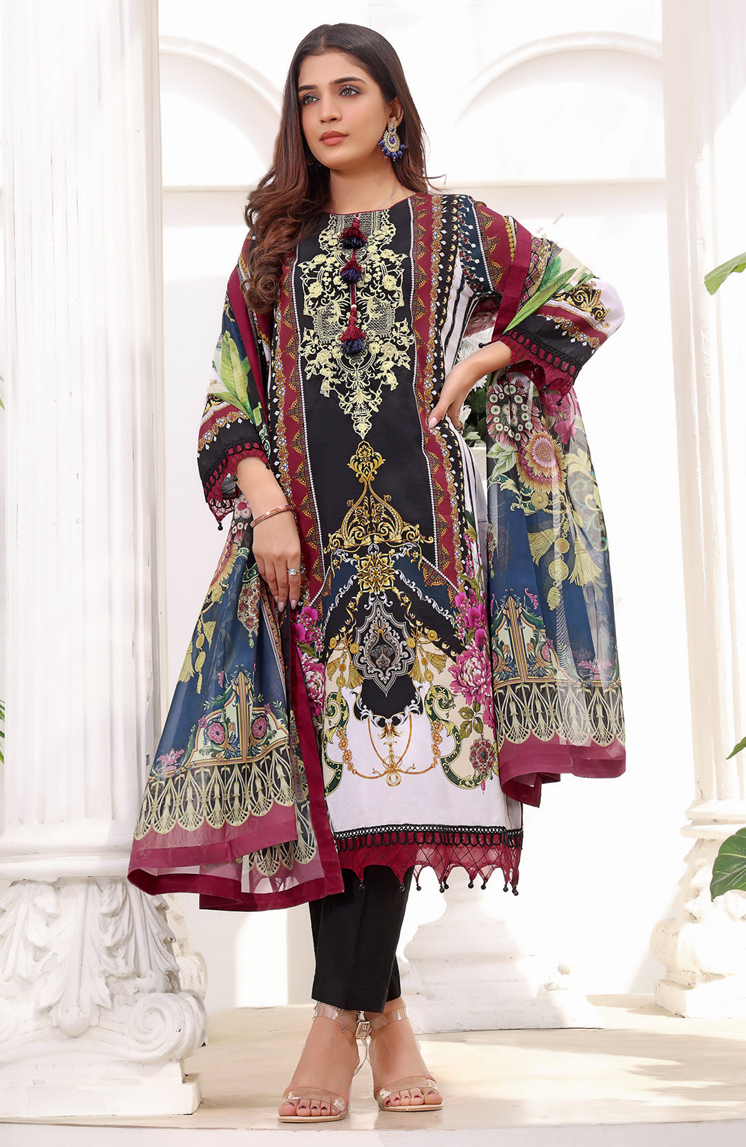 Lily | Embroidered Lawn 3PC Pret
