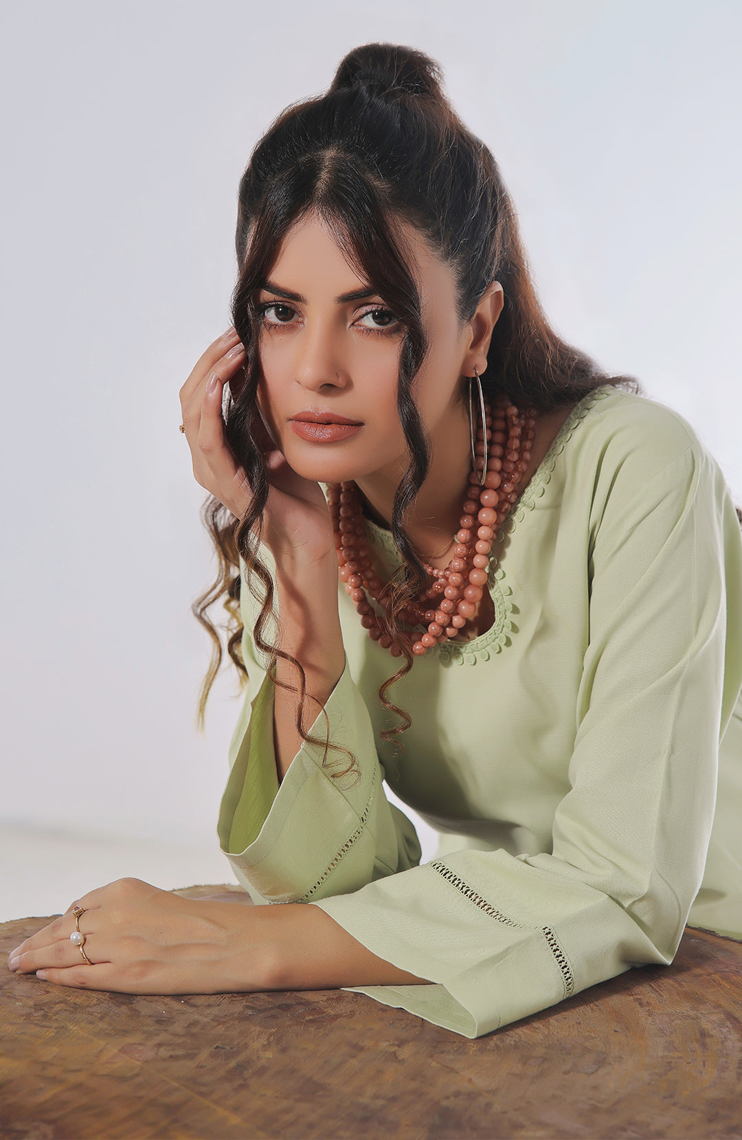 Oleander | Co-ords Stitched 2PC Khaddar Solid