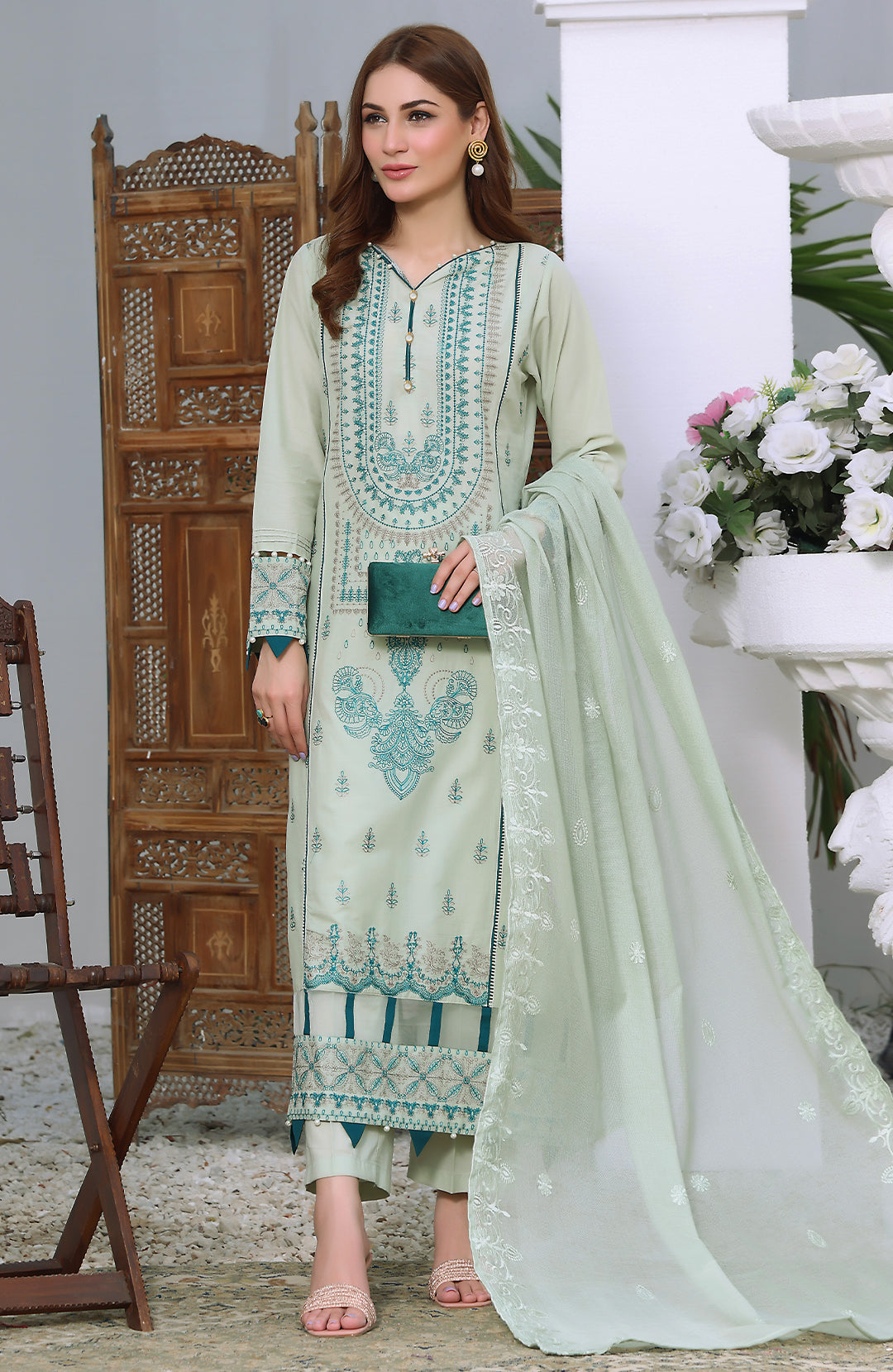 Cascade | Lawn Embroidered 3PC  Luxury Pret