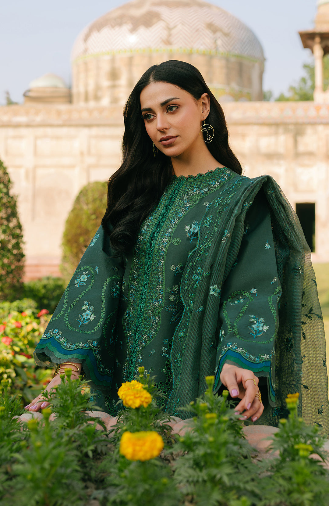 Mirana | 3Pc Lawn Embroidered Suit