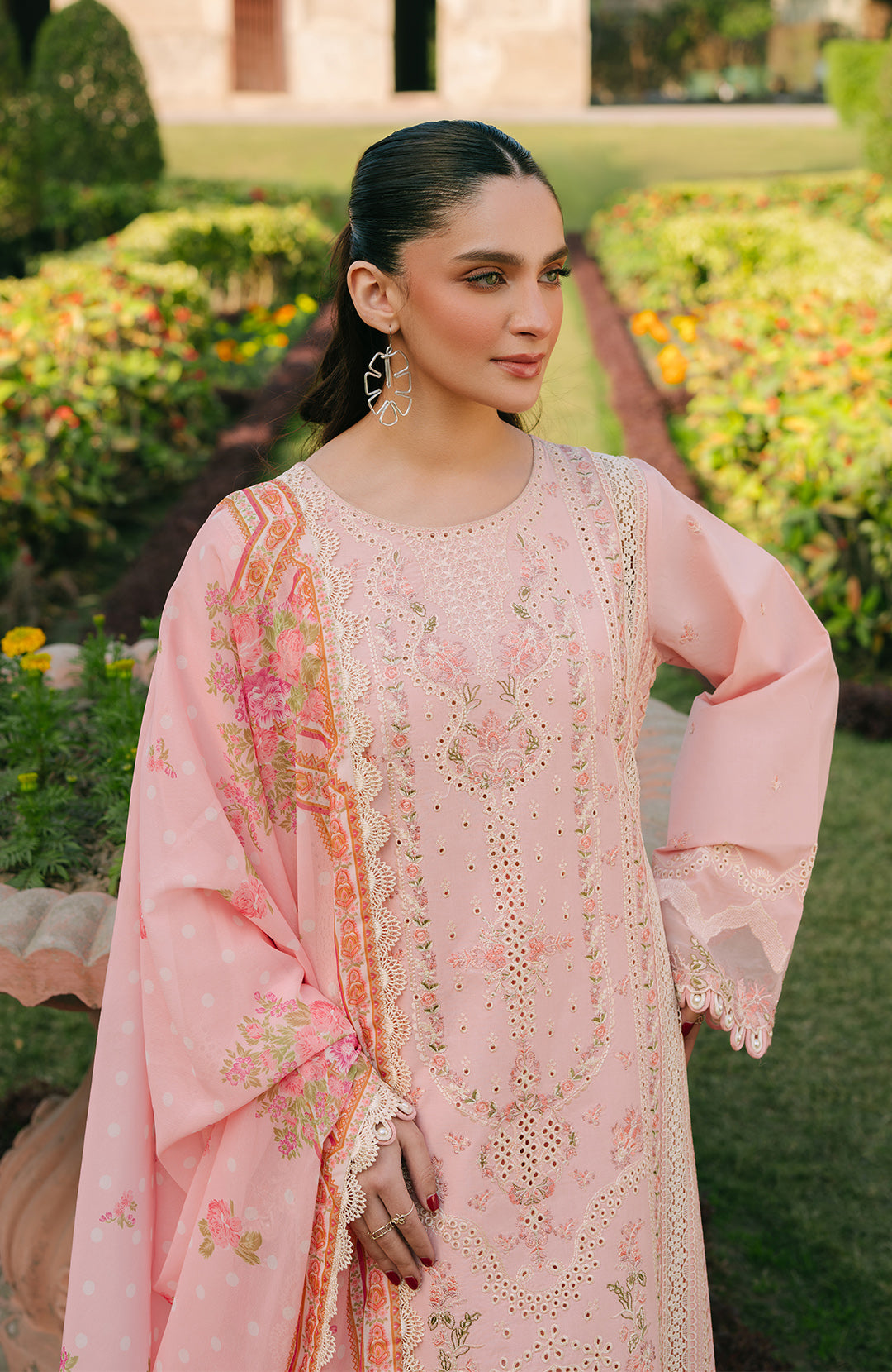 Cemila | 3Pc Lawn Embroidered Suit