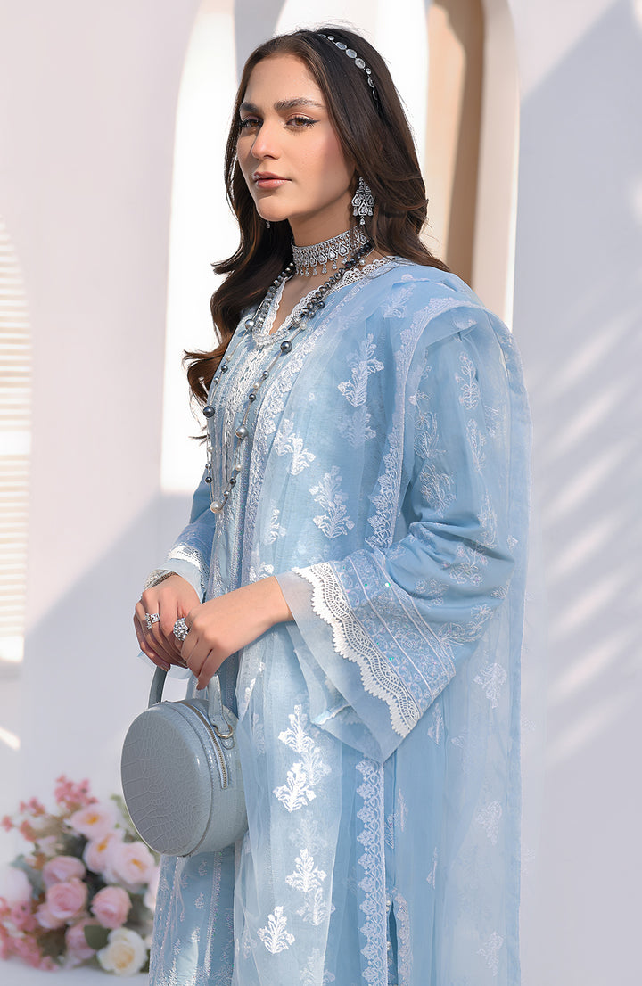 Moonlit | 3-Pc Lawn Embroidered Suit