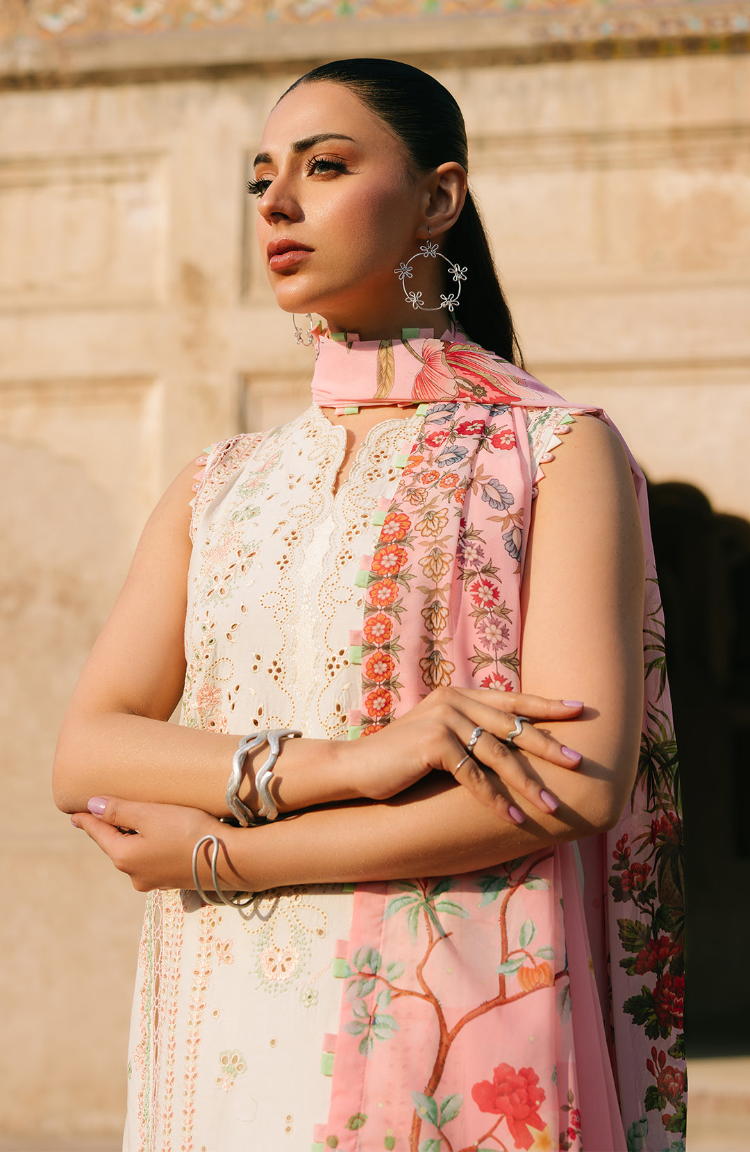 Nevin | 3Pc Lawn Embroidered Suit