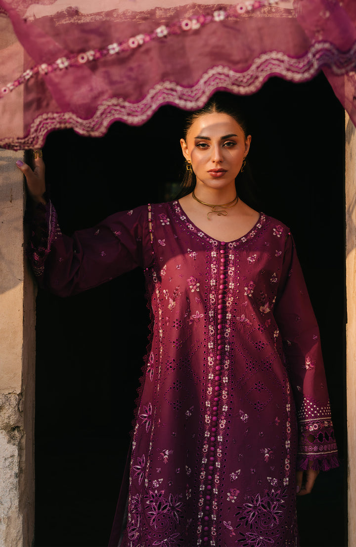 Feride | 3Pc Lawn Embroidered Suit