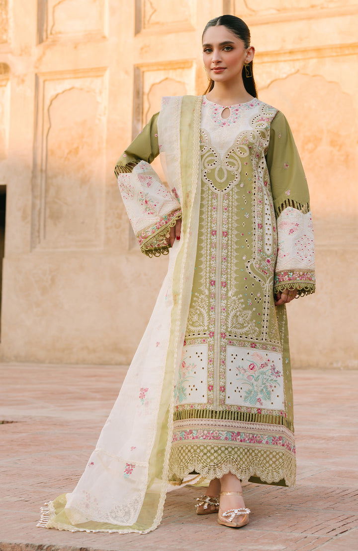 Talia | 3Pc Lawn Embroidered Suit