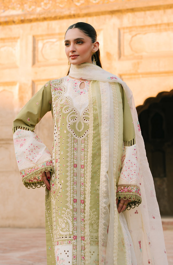 Talia | 3Pc Lawn Embroidered Suit