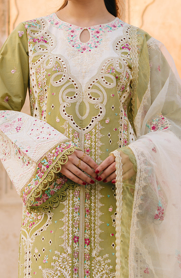 Talia | 3Pc Lawn Embroidered Suit