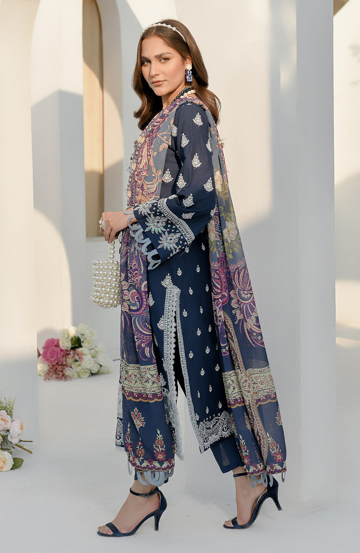 Lantern Lilly | 3-Pc Lawn Embroidered Suit