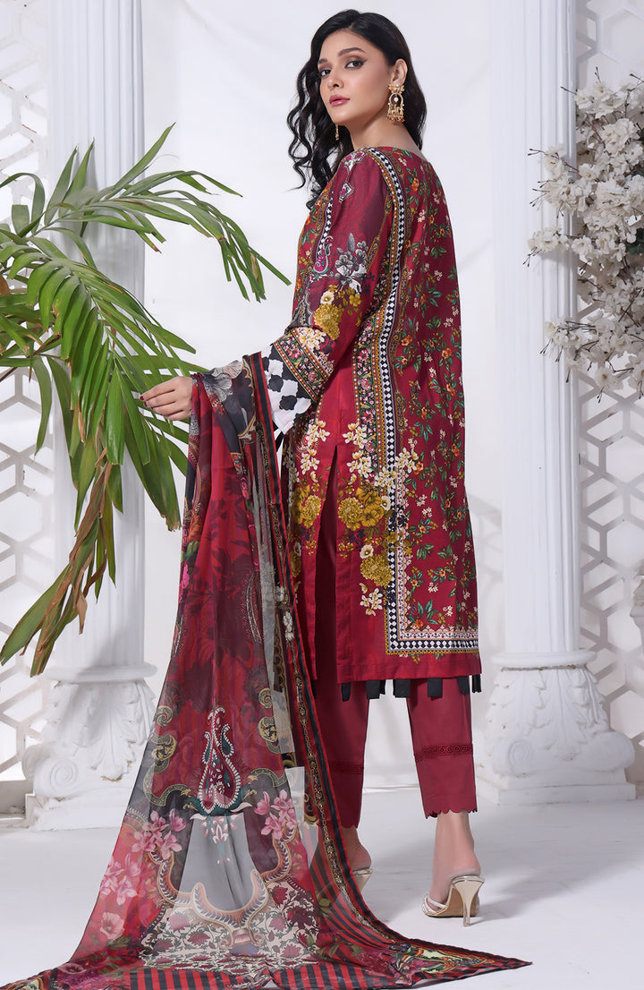 Jasmine | Embroidered Printed Lawn 3PC Pret