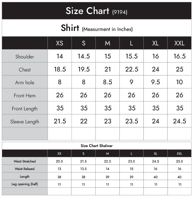 Size Guide