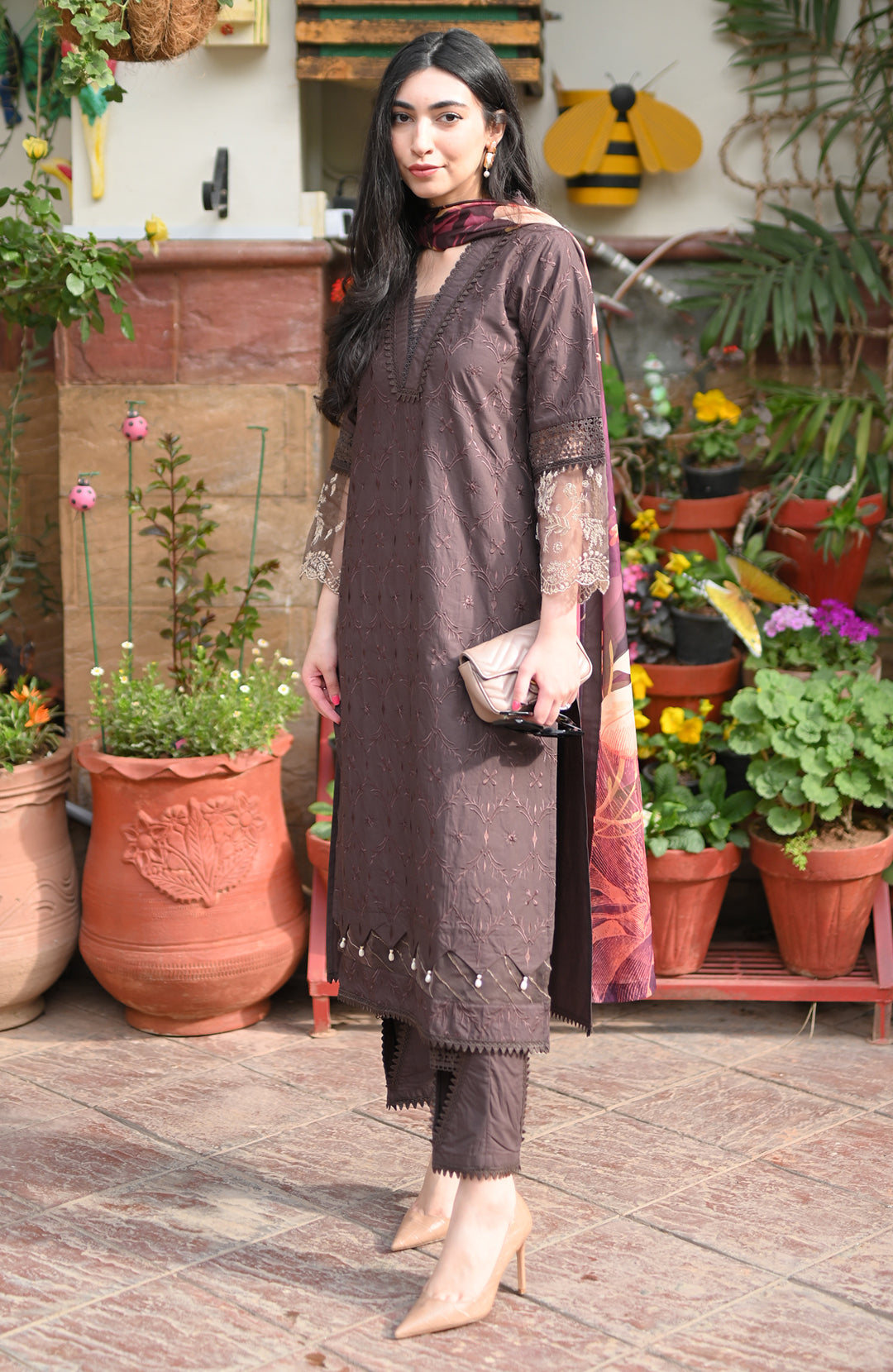 Atoll | 3-PC Stitched Embroidered Cotton Luxury Suit