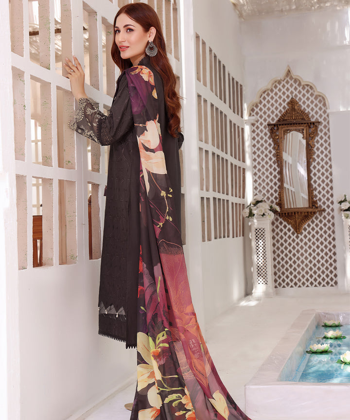 Atoll | 3-Pc Stitched Lawn Embroidered Suit