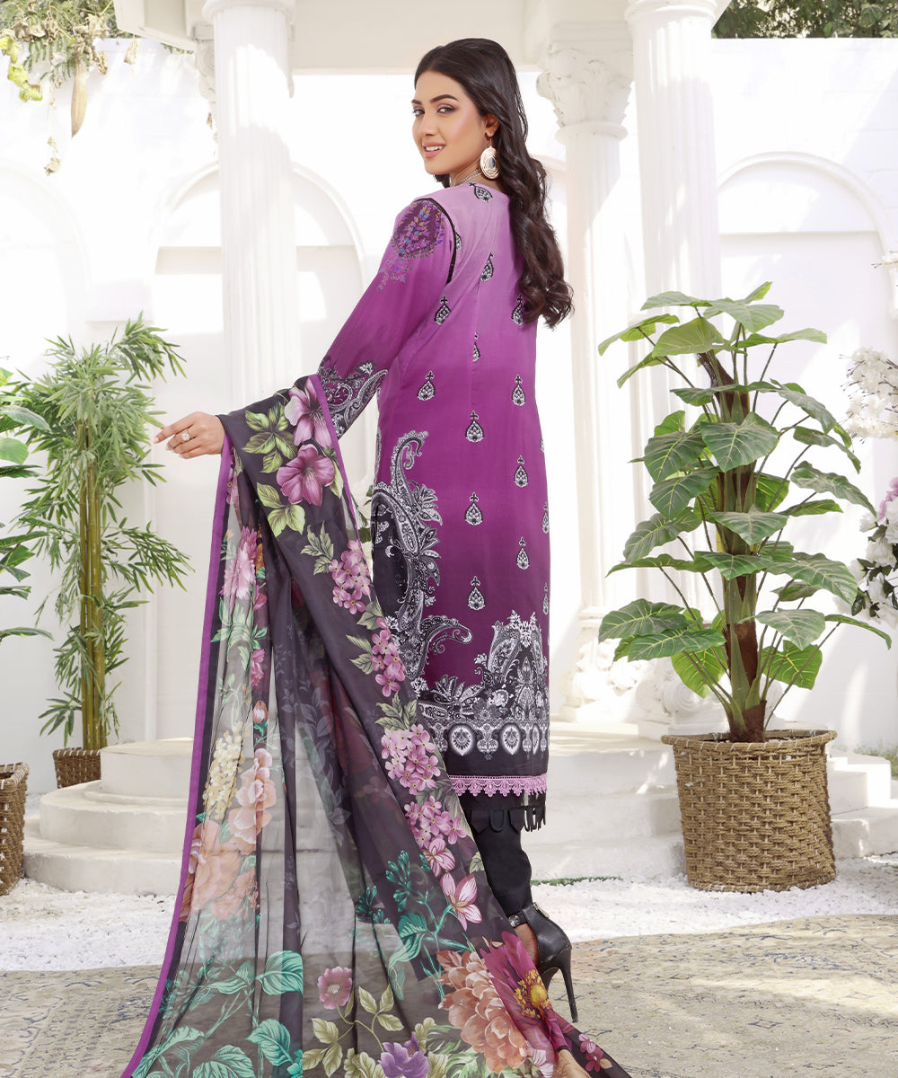 Murky | Embroidered Lawn 3PC Pret